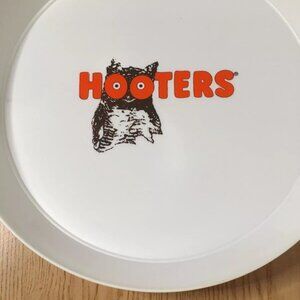New Hooters Girl Server Vintage Clams Food Drinks Tray 13.1/4”x2” Hard Plastic